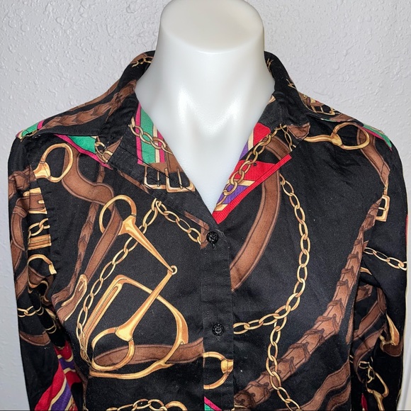 Ralph Lauren Button Up Blouse Vintage - Picture 3 of 9